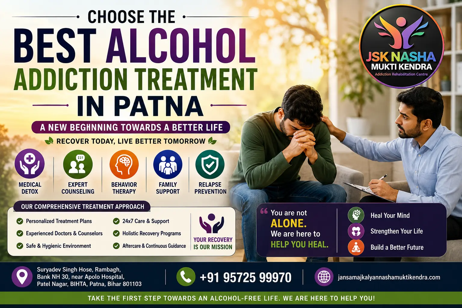best alcohol addiction treatment patna recovery guide