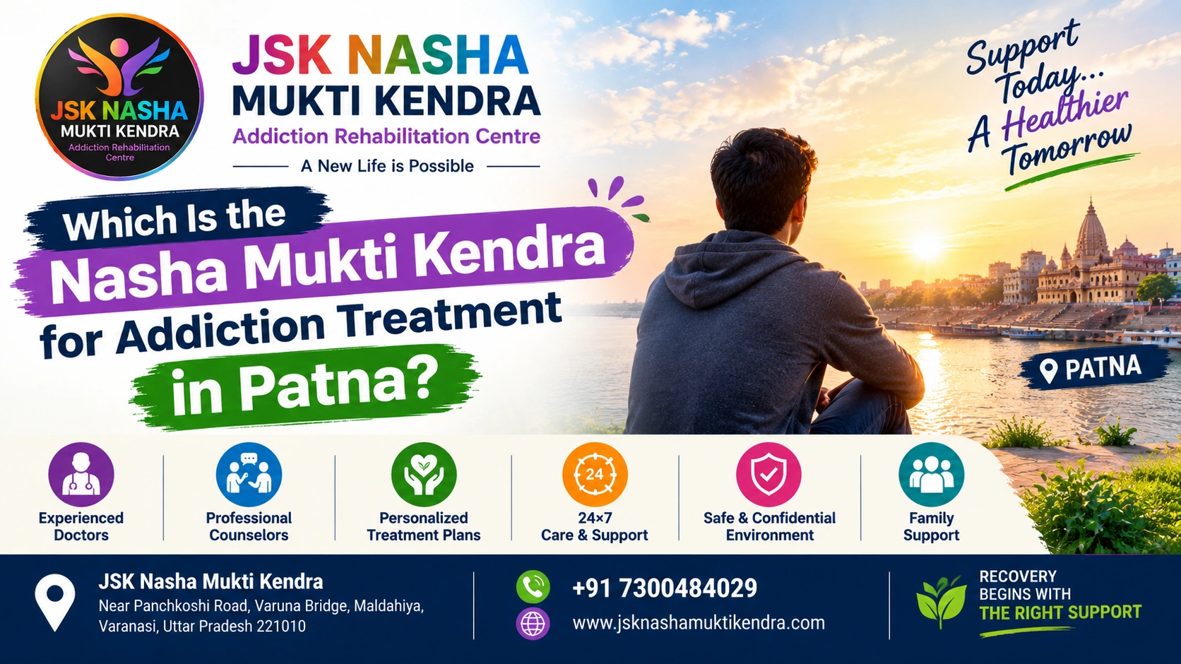 Addiction treatment in Patna with professional recovery support