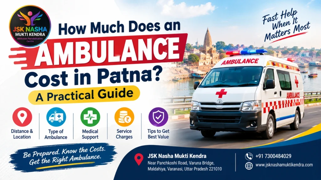Ambulance cost in Patna and emergency ambulance service