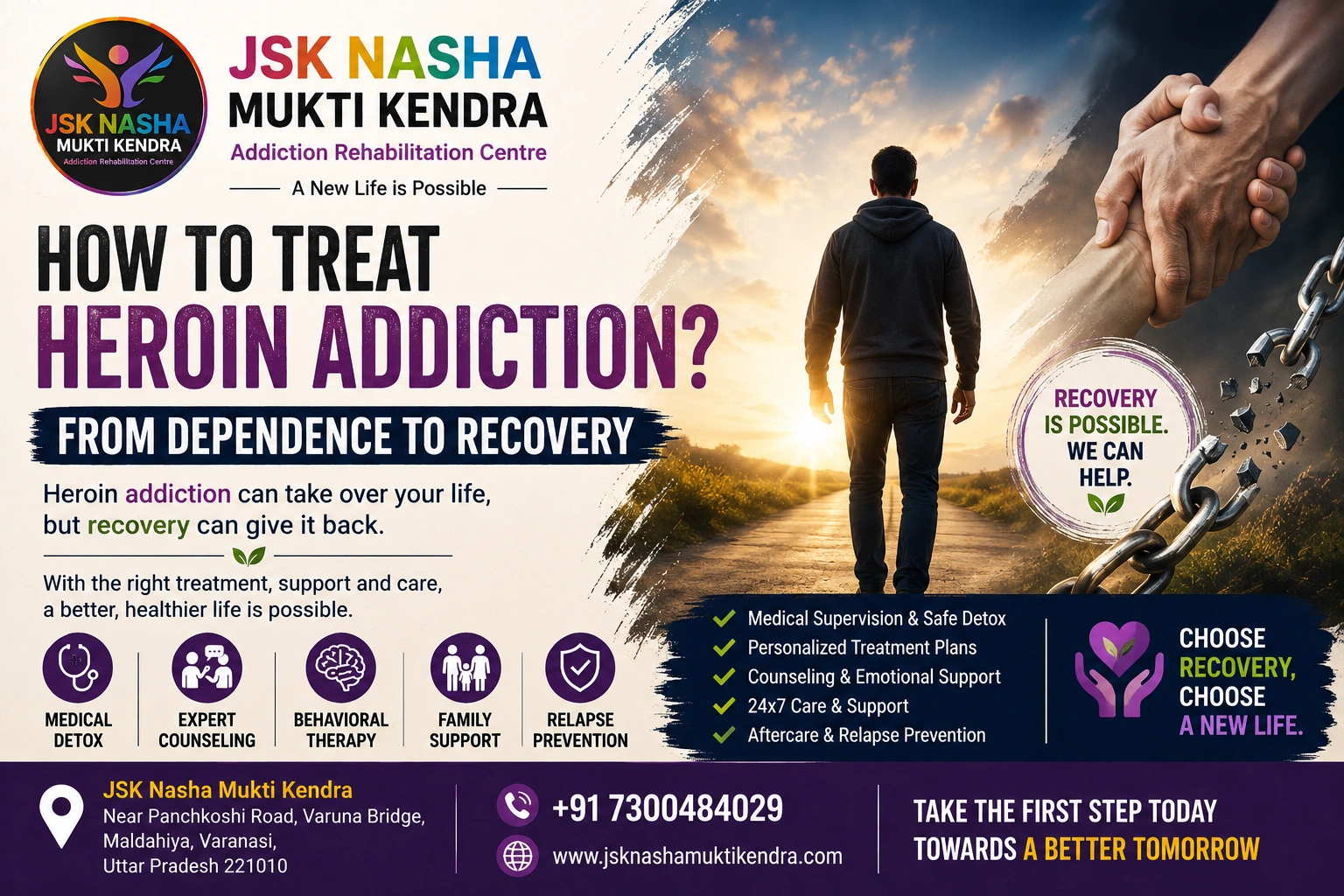How to Treat Heroin Addiction with professional recovery support