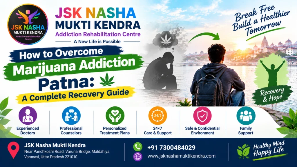 Marijuana addiction treatment and recovery support in Patna